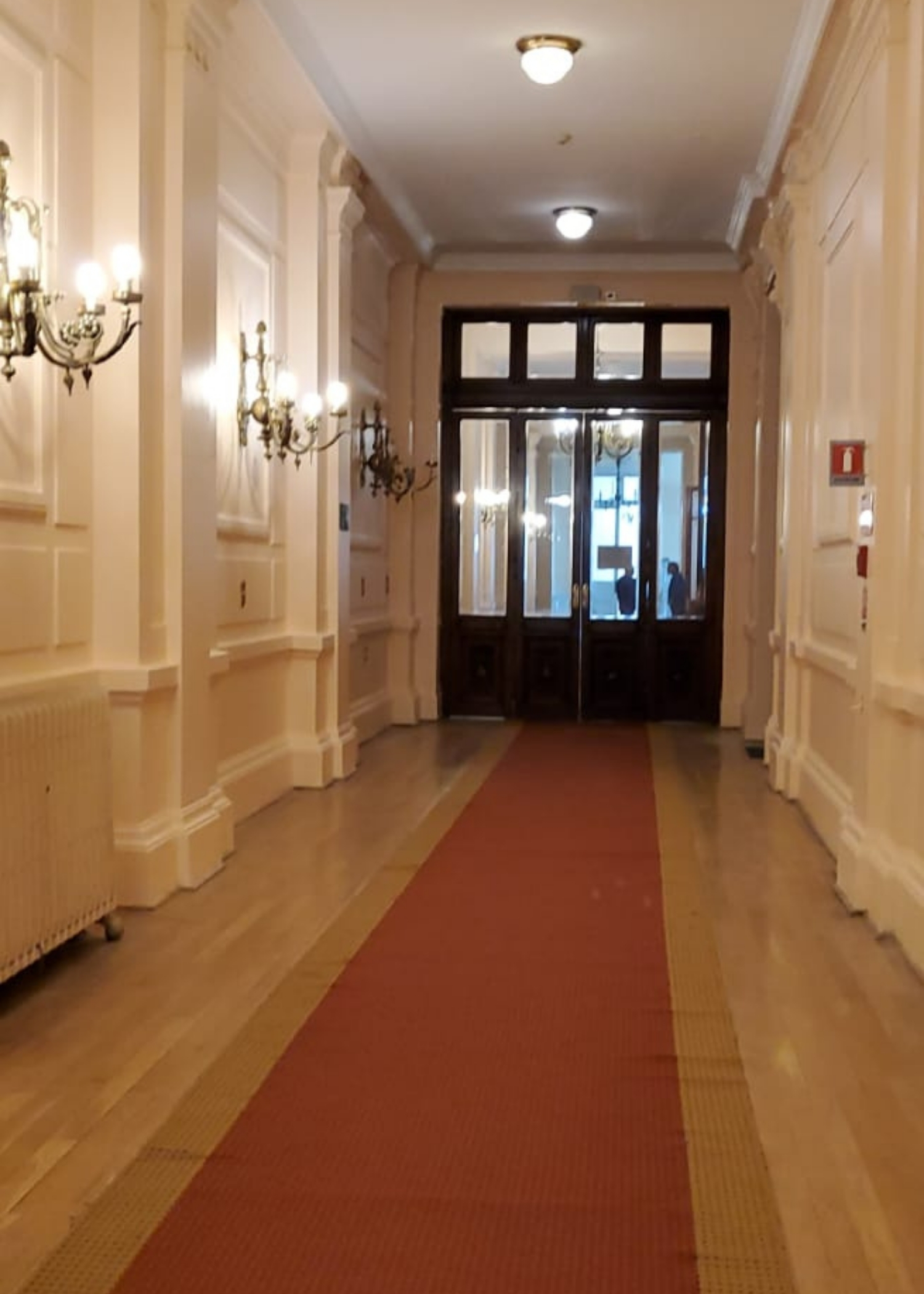 Corredor pintado